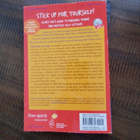 "STICK UP FOR YOURSELF" Book for Kids, like new - Picture 2 of 9